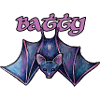 Batty Night Bat Illustration