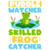 Frog Catcher Puddle Watcher Skilled Frog