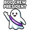Boo Crew President Halloween Ghost