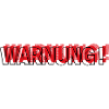 Warning - Modernes Statement Design