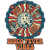 Disco Fever Vibes Retro Discokugel
