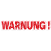 Warning - Modernes Statement Design