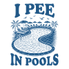 Ich pinkle in Pools