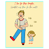 Dad and Kid Laughing Moment