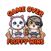 Game Over Fluffy Wins Cats