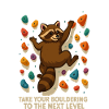 Bouldering Raccoon Motivation: Climb New Heights