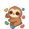 Kawaii Sloth Climbing - Tiny Climber Shirt