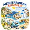 Mediterranean Summer Scooter Côte Bleue