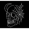 Occult Skull & Geometric Webs - Goth