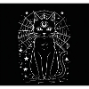 Magic Cat und Crescent Moon – Hexen-Goth