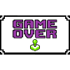 Game Over Pixel Rahmen