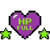 HP Full Pixel Heart Logo