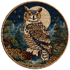 Moonlight Owl Patch