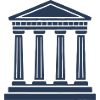 Ancient Columns Greek Temple Illustration