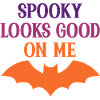 Spooky steht mir gut am Bat-Tee