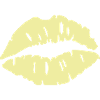 Kissing Mouth Pastel PopArt