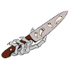 Ghost blades with hand