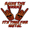 Raise the Horns Metall‑Statement