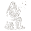 Bigfoot, dandelion, dandelion, nature lover