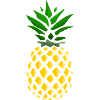 Ananas Tropenprint 