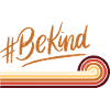 BeKind Retro Rainbow Stripes