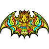 Rainbow Bat Psychedelia