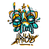 Skull Rature Graff Krispé