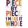 Peace piece by piece patchwork