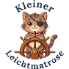 Kleiner Leichtmatrose - Baby Katze