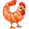 Funny Chicken and Hen Cartoon Comic