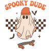Skateboard fantôme Spooky Doodle