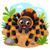 Funny tarantula