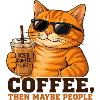 Kaffee, dann vielleicht Menschen