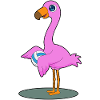 Flamingo Volleyball Player Volleyball
