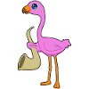 Flamingo Musician Saxophone Music