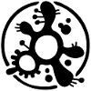 Protozoan Fragment Logo (Black)