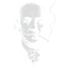 Benjamin Franklin Smoking Cigar portrait