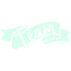 Team Ribbon Lettering