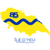 Carte Île d'Yeu en jaune 