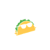 Taco Tuesday Club with cool sunglasses