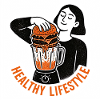 Healthy Lifestyle Irony Burger Blender Meme