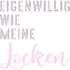 Haare Locken Eigenwillig