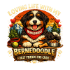I love life with my Bernedoodle