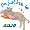 Entspannte Katze 
