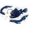 Kosmos-Blauer Sternenfisch