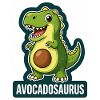 Cute Avocadosaurus Dinosaur T-Rex