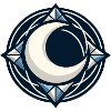 Moon Circle Geometric Mosaic