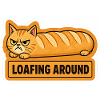 Funny Angry Cat Loaf Bread Baguette