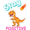 Sternenpositiver Dino-Meteor