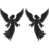 Angel with wings